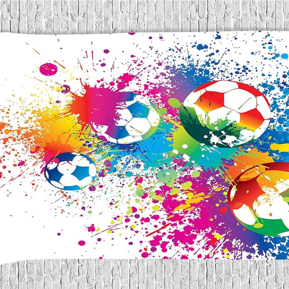 Soccer tapestry